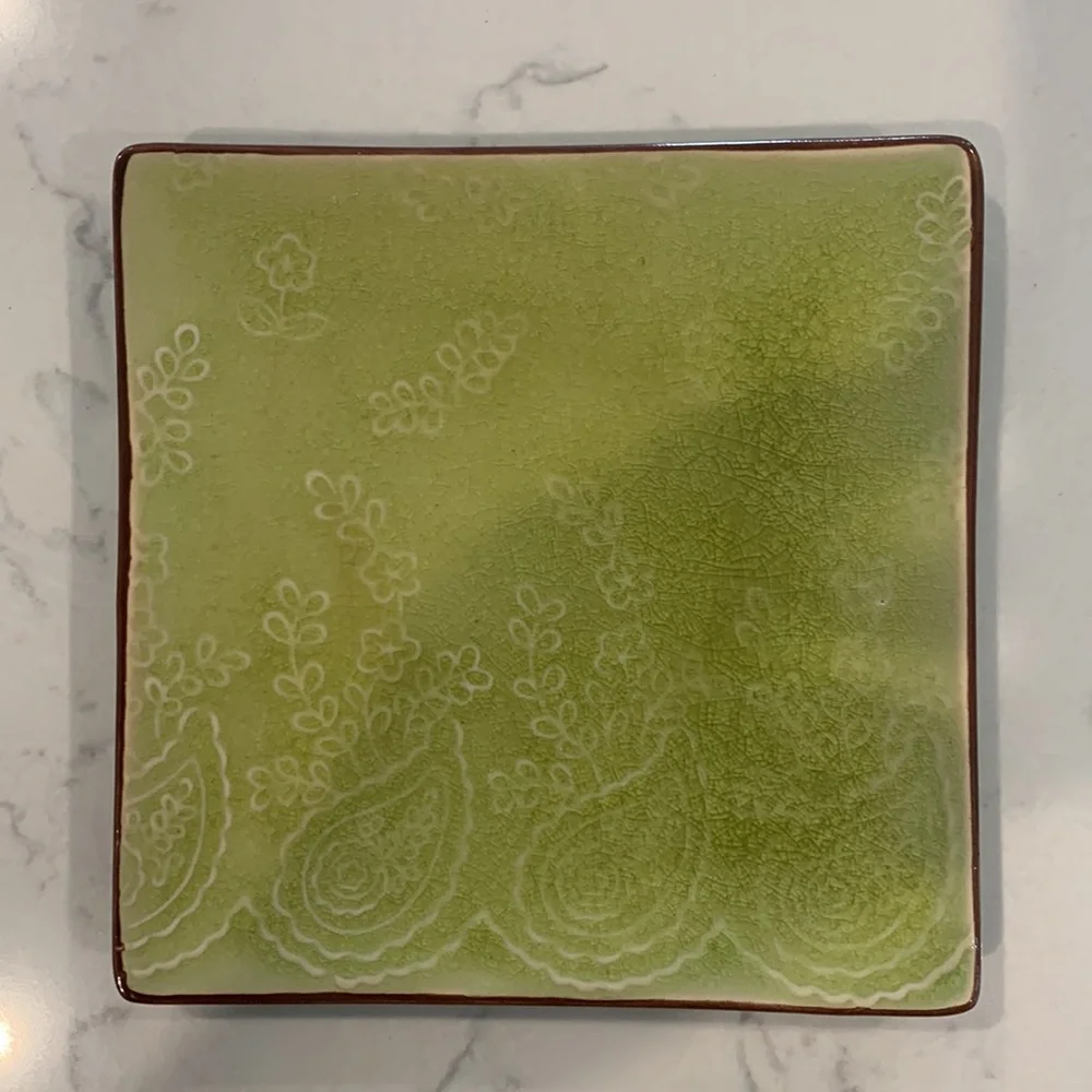 2 Pier 1 Stoneware Plates